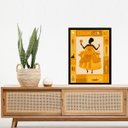 Ver imagem 1 de Quadro Orixá Oxum - Arte Candomblé 45x34cm:madeira Preta