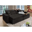 Ver imagem 1 de Sofá Londres 2.70m Retrátil e Reclinável Pillow Top - Marrom