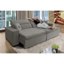 Ver imagem 1 de Sofá Londres 2.70m Retrátil e Reclinável Pillow Top - Avelã