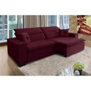 Ver imagem 3 de Sofá Londres 2.70m Retrátil e Reclinável Pillow Top - Vinho