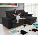 Ver imagem 1 de Sofá Coliseu 2.00m Retrátil e Reclinável Super Pillow