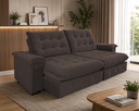 Ver imagem 1 de Sofá Coliseu 2.30m Retrátil e Reclinável Super Pillow
