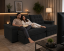 Ver imagem 3 de Sofá Coliseu 2.30m Retrátil e Reclinável Super Pillow