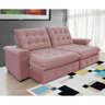 Sofá Coliseu 2.30m Retrátil e Reclinável Super Pillow - Rosê - 2