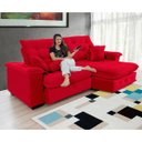 Ver imagem 1 de Sofá Coliseu 2.30m Retrátil e Reclinável Super Pillow