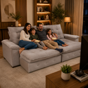 Ver imagem 4 de Sofá Coliseu 2.60m Retrátil e Reclinável Super Pillow
