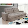 Sofá Coliseu 2.60m Retrátil e Reclinável Super Pillow - Avelã - 3