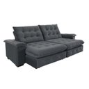 Ver imagem 3 de Sofá Coliseu 2.60m Retrátil e Reclinável Super Pillow