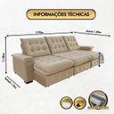 Ver imagem 3 de Sofá Coliseu 2.90m Retrátil e Reclinável Super Pillow