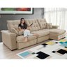 Sofá Coliseu 3.10m Retrátil e Reclinável Super Pillow - Bege - 1
