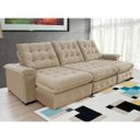 Ver imagem 3 de Sofá Coliseu 3.10m Retrátil e Reclinável Super Pillow - Bege