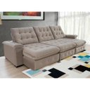Ver imagem 3 de Sofá Coliseu 3.10m Retrátil e Reclinável Super Pillow - Avelã
