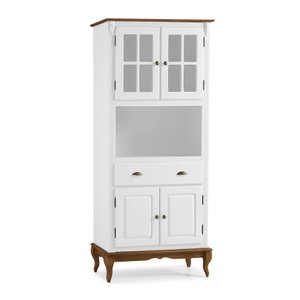 Cristaleira Hannover 4 Portas 1 Gaveta 1 Nicho - 60810