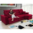 Ver imagem 1 de Sofá Coliseu 3.10m Retrátil e Reclinável Super Pillow - Vinho