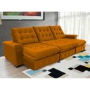 Ver imagem 3 de Sofá Coliseu 3.10m Retrátil e Reclinável Super Pillow - Terra