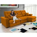 Ver imagem 1 de Sofá Coliseu 3.10m Retrátil e Reclinável Super Pillow - Terra