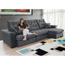 Ver imagem 4 de Sofá Coliseu 3.40m Retrátil e Reclinável Super Pillow