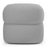 Kit 02 Poltronas Orgânicas Giratória Living Glee Linho Cinza - Desk Design - 8