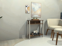 Ver imagem 2 de Aparador Mesinha, Mesa de Apoio, Mesa de Impressora Escritório, Sala, Cozinha, Refeitório Branco com