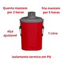 Ver imagem 3 de Cantil Garrafa 1 Litro Vermelho