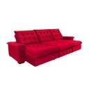 Ver imagem 4 de Sofá Coliseu 3.40m Retrátil e Reclinável Super Pillow