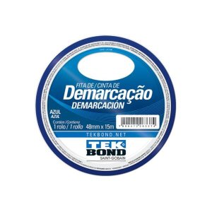 Fita De Demarcação Azul 48mm x 15m - Tekbond
