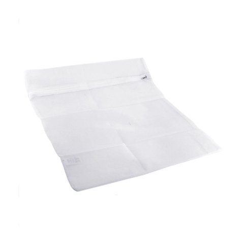 Saco para Lavar Roupas Tamanho G 50x45cm Branco para Roupas Delicadas e Lingeries