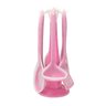 Kit 7 Peças Utensílios Cozinha Silicone Resistente e Durável:rosa - 7
