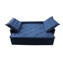 Ver imagem 5 de Sofá Sem Caixa Retrátil e Reclinável 1,65m Cama inBox Studio Suede Velusoft Azul