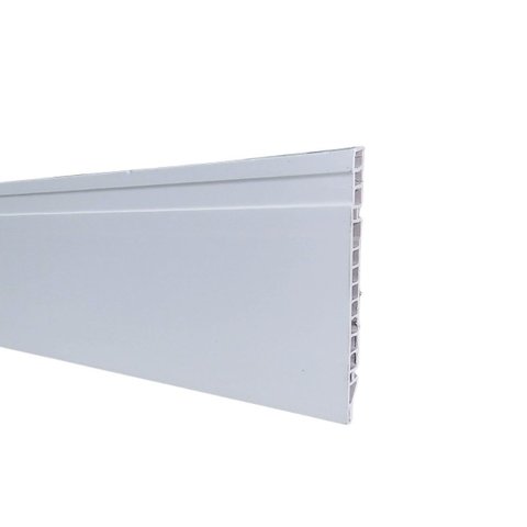 Rodapé Wpc Branco Frisado 15x1,5x240cm - Stato