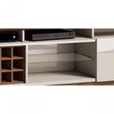 Ver imagem 5 de Rack Classic +ad 1.8 Off White com Freijó - Imcal Móveis