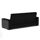 Ver imagem 5 de Sofá Cama 02 Lugares Lisboa Corano - D’Rossi Cor Preto