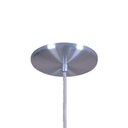 Ver imagem 2 de Pendente Meia Lua 24cm Luminária Lustre Alumínio Escovado