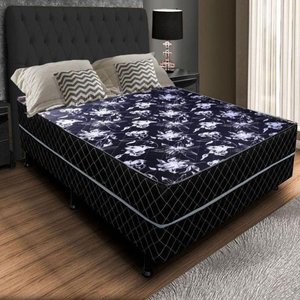 Cama Box Casal Conjugada Ortopédico (5cm) Colchão Dos Sonhos