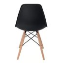Ver imagem 4 de Cadeira Charles Eames Eiffel Dsw em Polipropileno com Pés de Madeira Clara Versátil e Elegante Sala