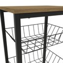 Ver imagem 4 de Fruteira de Metal com 3 Cestos com Tampo Estilo Industrial Kappesberg Industrial