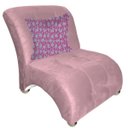 Ver imagem 1 de Poltrona Infantil Bia Rosa com Almofada - Moveis Aguias