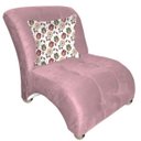 Ver imagem 1 de Poltrona Infantil Bia Rosa com Almofada - Moveis Aguias