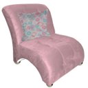 Ver imagem 1 de Poltrona Infantil Bia Rosa com Almofada - Moveis Aguias