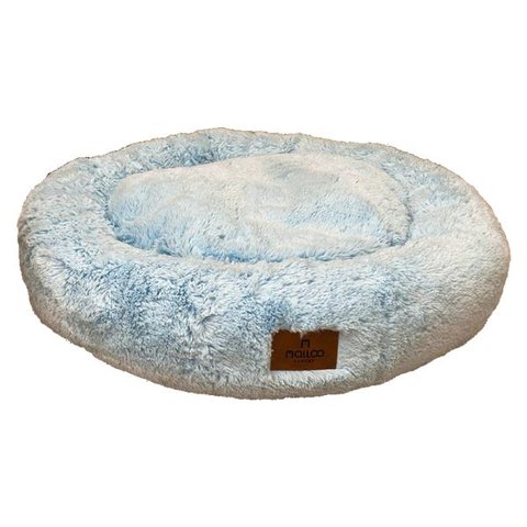 MALLOO CAMA PUFF 64 CM X 14 CM - AZUL BEBÊ