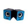 Mini Alto Falante para Pc e Notebooks Kp 7023 Azul Knup - 2