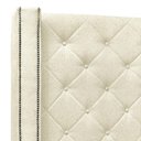 Ver imagem 2 de Cabeceira Casal King Cama Box 195cm Louise S06 Linho Pérola - Mpozenato