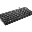 Ver imagem 2 de Teclado com Fio Mini Multimídia Conexao Usb Cabo de 150cm Teclas Chocolate Preto - Tc154