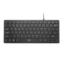 Ver imagem 3 de Teclado com Fio Mini Multimídia Conexao Usb Cabo de 150cm Teclas Chocolate Preto - Tc154