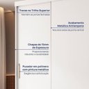 Ver imagem 7 de Kit Guarda Roupas 3 Portas, Cômoda e Mesa de Cabeceira Araçá CabeCasa MadeiraOriginals Branco