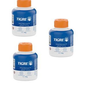 Adesivo Pvc Incolor Frasco 175g | Tigre | 3 Un