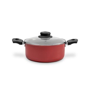 Caçarola Antiaderente com Tampa 18 Cm Vermelho Ruby Brinox 7131/460