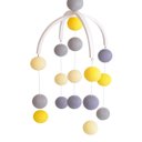 Ver imagem 2 de Móbile Infantil Cormilu de Bolinhas, Artesanal, Mdf, 30cm Largura, 50cm Altura, Bolinhas 6cm Diâmetr