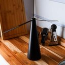 Ver imagem 2 de Kit 2 Ventiladores de Mesa Repelente Mosquito Moscas 26x9cm a Pilha Lyor Plástico Preto