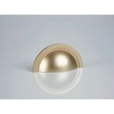 Ver imagem 6 de Kit 5 Puxadores Shell 64mm Dourado Matte + Parafusos